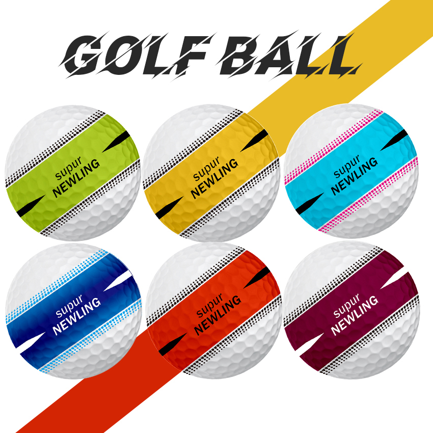 Golf Ball Premium - Supur NEWNING ゴルフゲームボール超長距離三層ボールプロの競技用ゲームボールマッサージボール