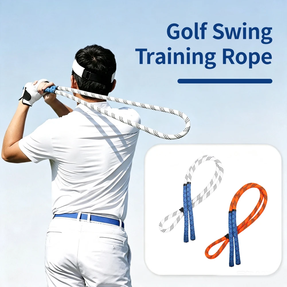 Golf Equipment Usa - ゴルフスイングリズム改善トレーナー 室内トレーニングロープ 柔軟性向上練習器具 ゴルフスイング補助具