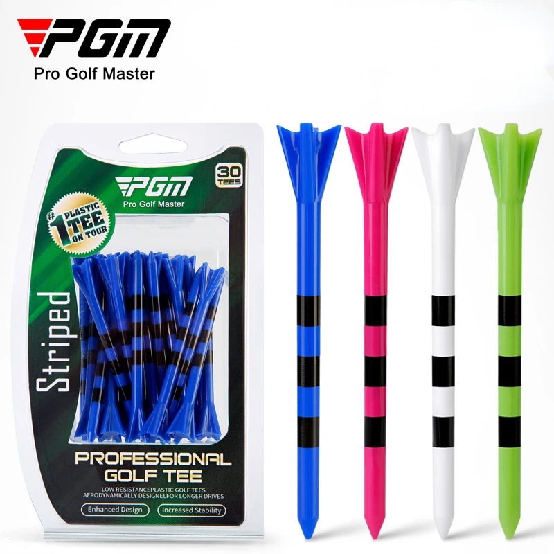 Golf Ball Premium - PGMロングプラクティスゴルフティー、リミットマーク、ウッドボールホルダー、83mmサーブ、qt027、qt028、1箱30個