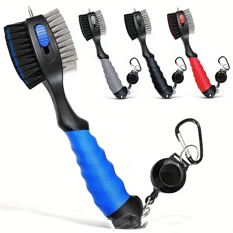 Golf Equipment Gifts - ゴルフクラブクリーニングブラシ、溝クリーナー、格納式大型ヘッドブラシ、ゴルフアクセサリー、bh005