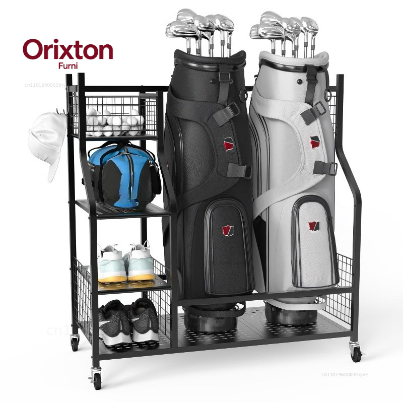 ゴルフバッグ収納ラック、クラブディスプレイスタンド、ガレージ - Golf Equipment Garage Storage のレビューと価格