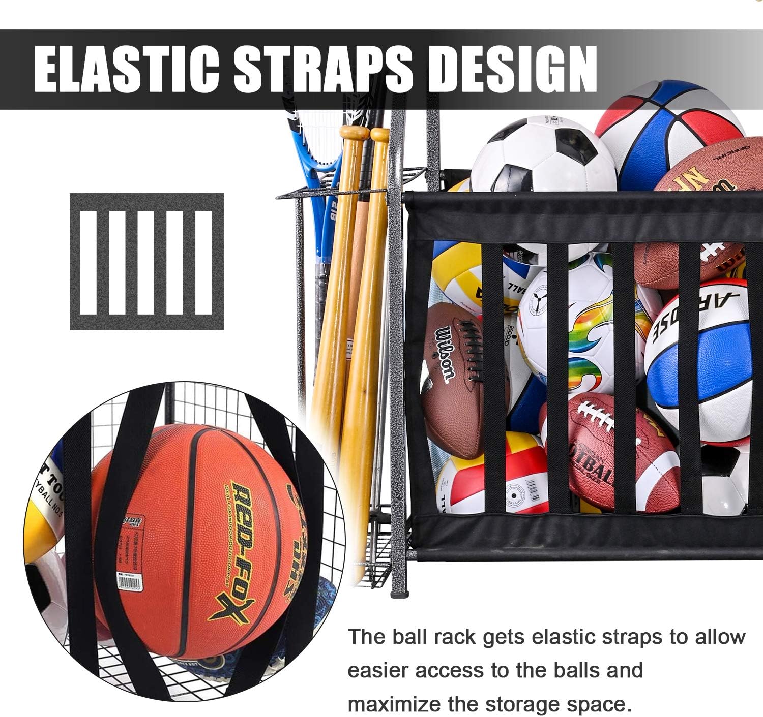 ガレージスポーツ用品収納スタンド、ゴルフバッグオーガナイザー - Golf Equipment Garage Storage のレビューと価格