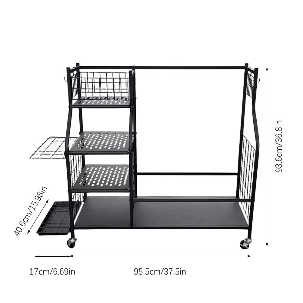 ゴルフバッグ収納ガレージオーガナイザーラック 2 スポーツバ - Golf Equipment Garage Storage のレビューと価格