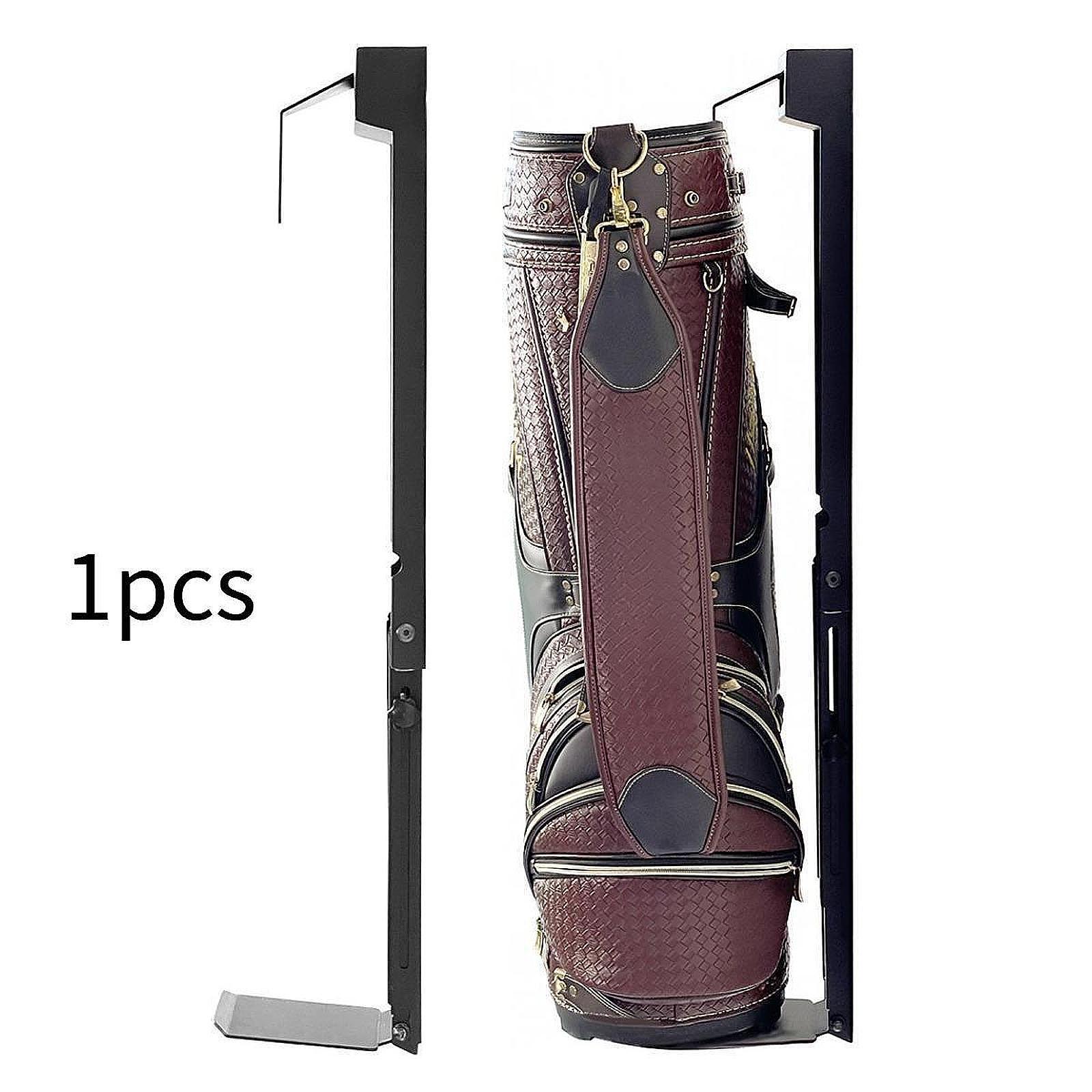 折りたたみ式ゴルフバッグ収納ラック 壁掛け式 調節可能な金属 - Golf Equipment Garage Storage のレビューと価格