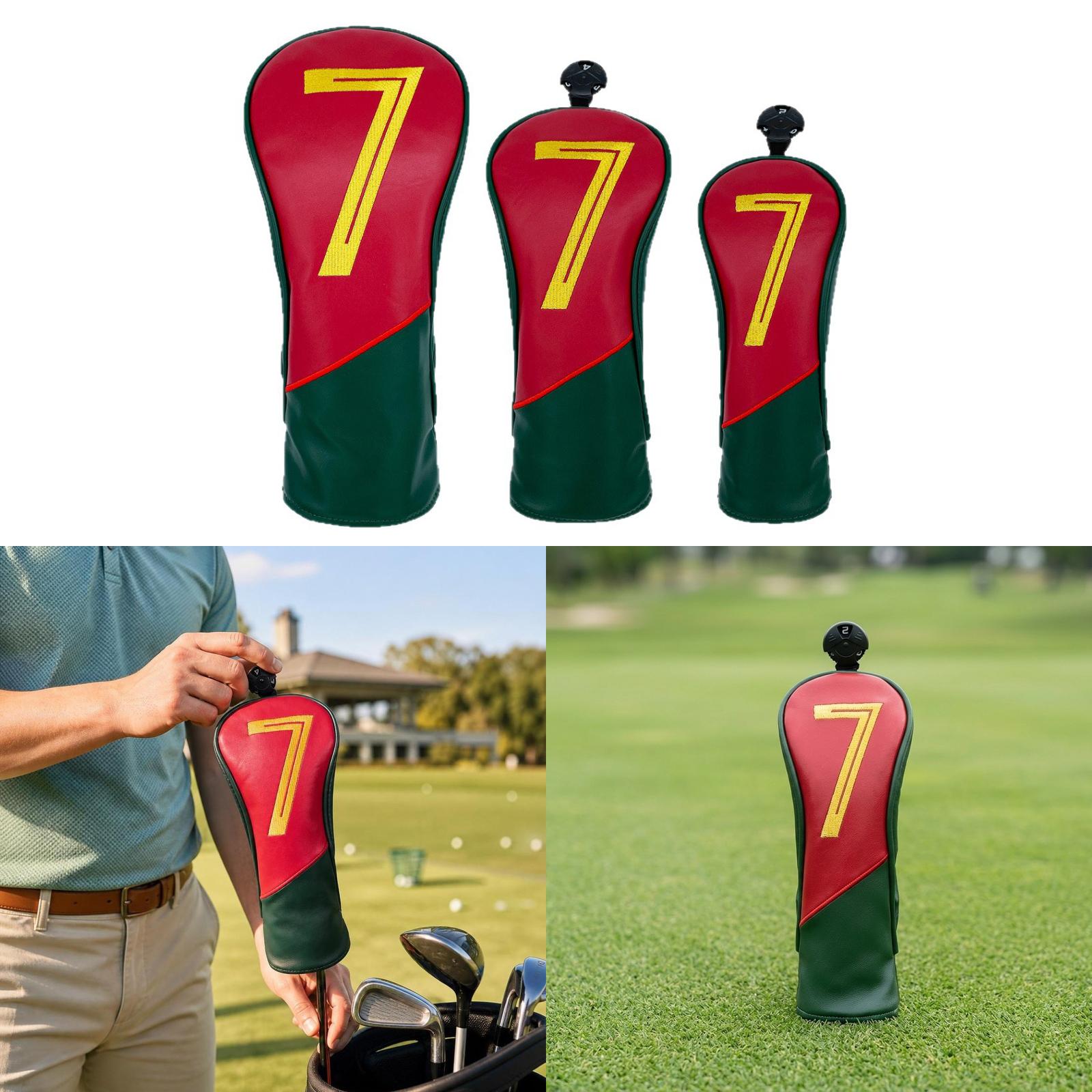 防水 PU ヘッドカバー ゴルフクラブカバー ソフトベルベッ - Golf Equipment Gifts のレビューと価格