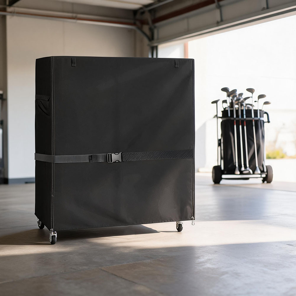 防水防塵ゴルフバッグ収納カバー、省スペーススタンド保護シェル - Golf Equipment Garage Storage のレビューと価格