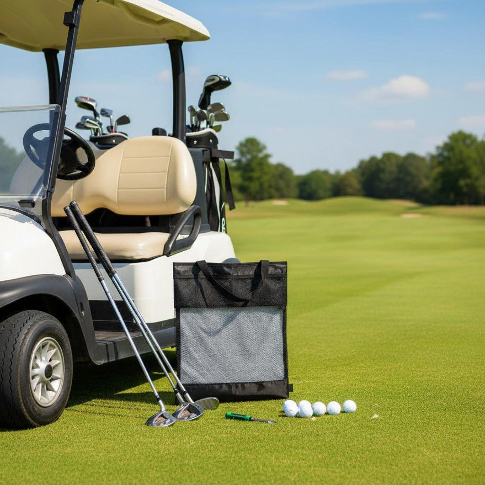 通気性の良いメッシュ素材を使用したゴルフカート用収納バッグ。 - Golf Equipment And Gear のレビューと価格