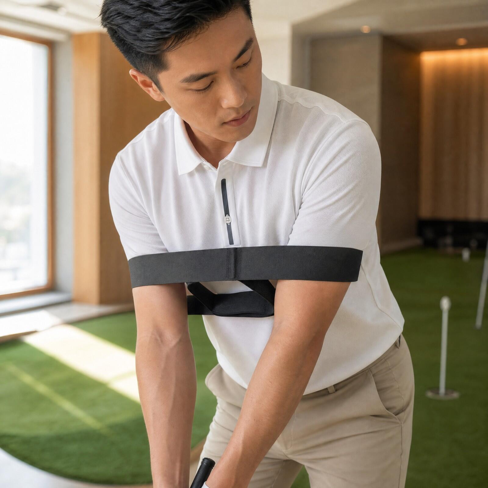 ゴルフスイング姿勢矯正用ストラップ。腕の動きを制御し、ゴルフ - Golf Equipment And Gear のレビューと価格