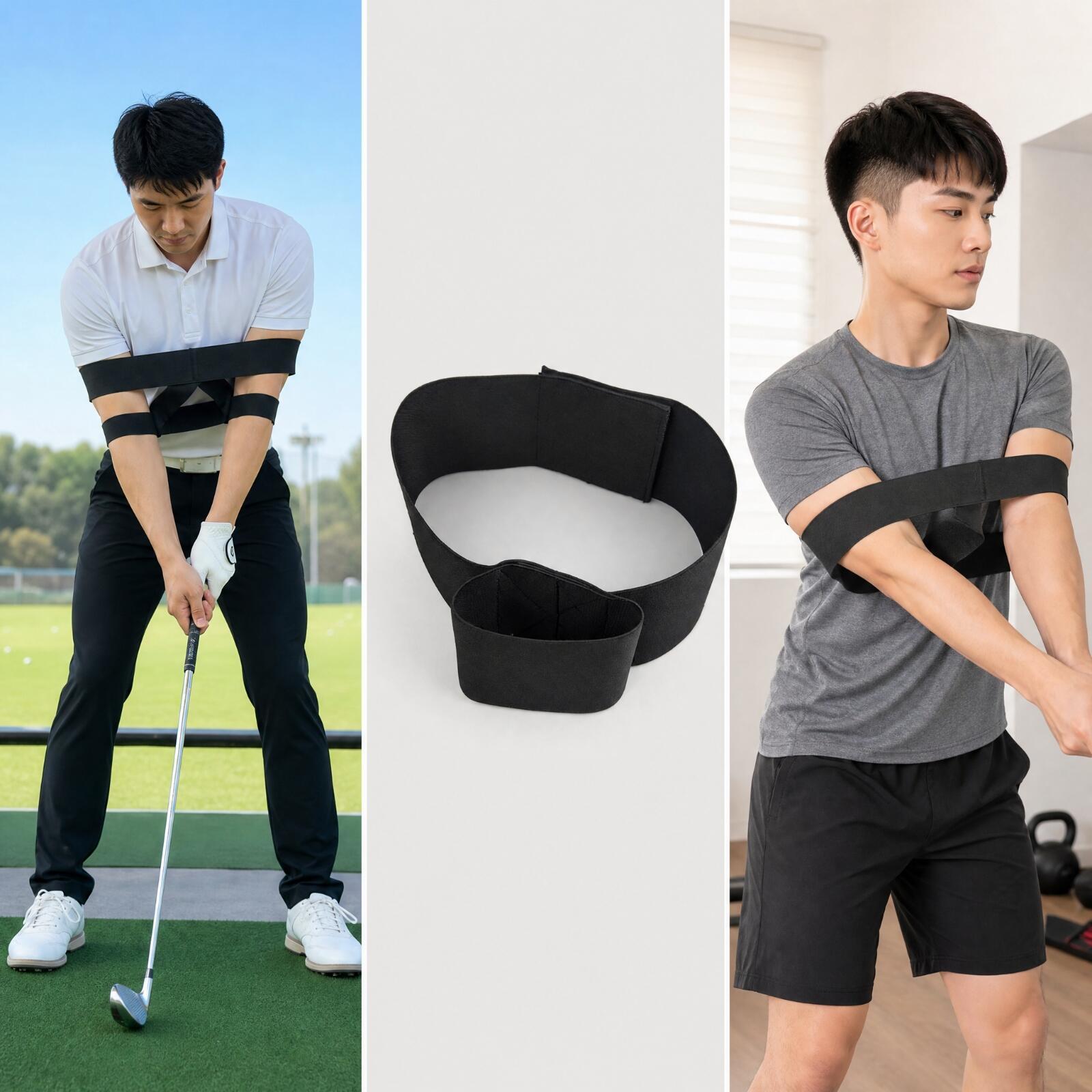 ゴルフスイング姿勢矯正用ストラップ。腕の動きを制御し、ゴルフ - Golf Equipment And Gear のレビューと価格