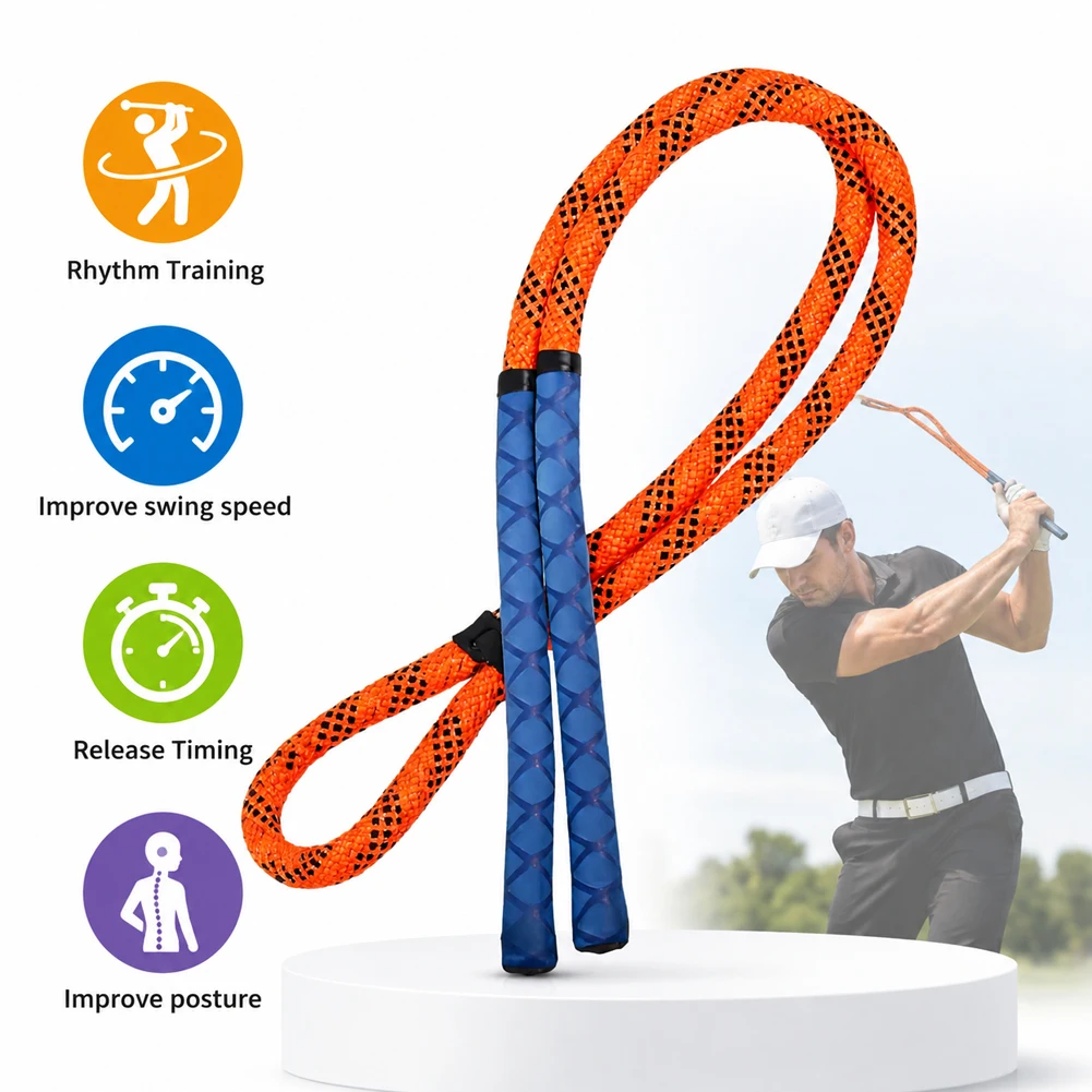 ゴルフスイングリズム改善トレーナー 室内トレーニングロープ  - Golf Equipment Usa のレビューと価格