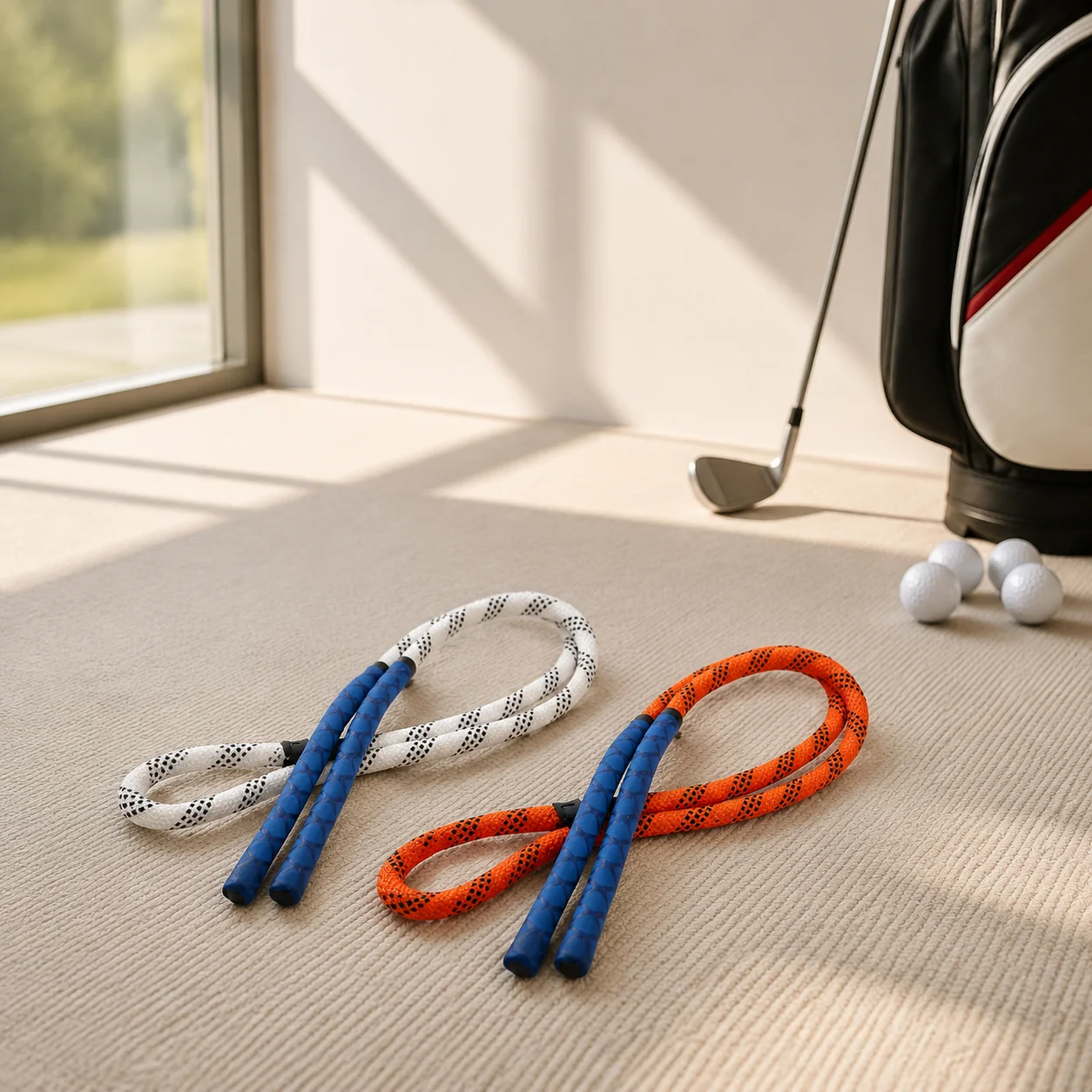 ゴルフスイングリズム改善トレーナー 室内トレーニングロープ  - Golf Equipment Usa のレビューと価格