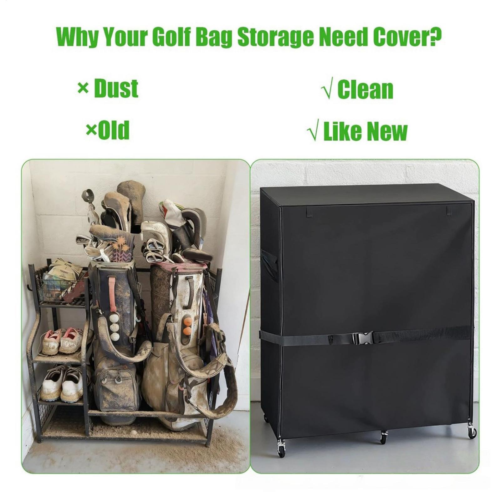 ゴルフバッグ用防塵カバー。紫外線対策機能付き。ドローストリン - Golf Equipment Usa のレビューと価格
