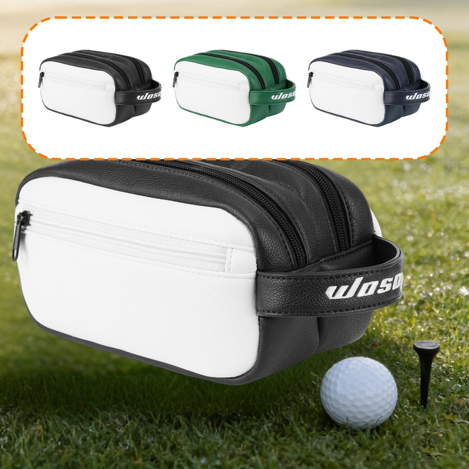 PU ゴルフボールポーチ 大容量 トラベルスポーツハンドバッ - Golf Equipment Gifts のレビューと価格