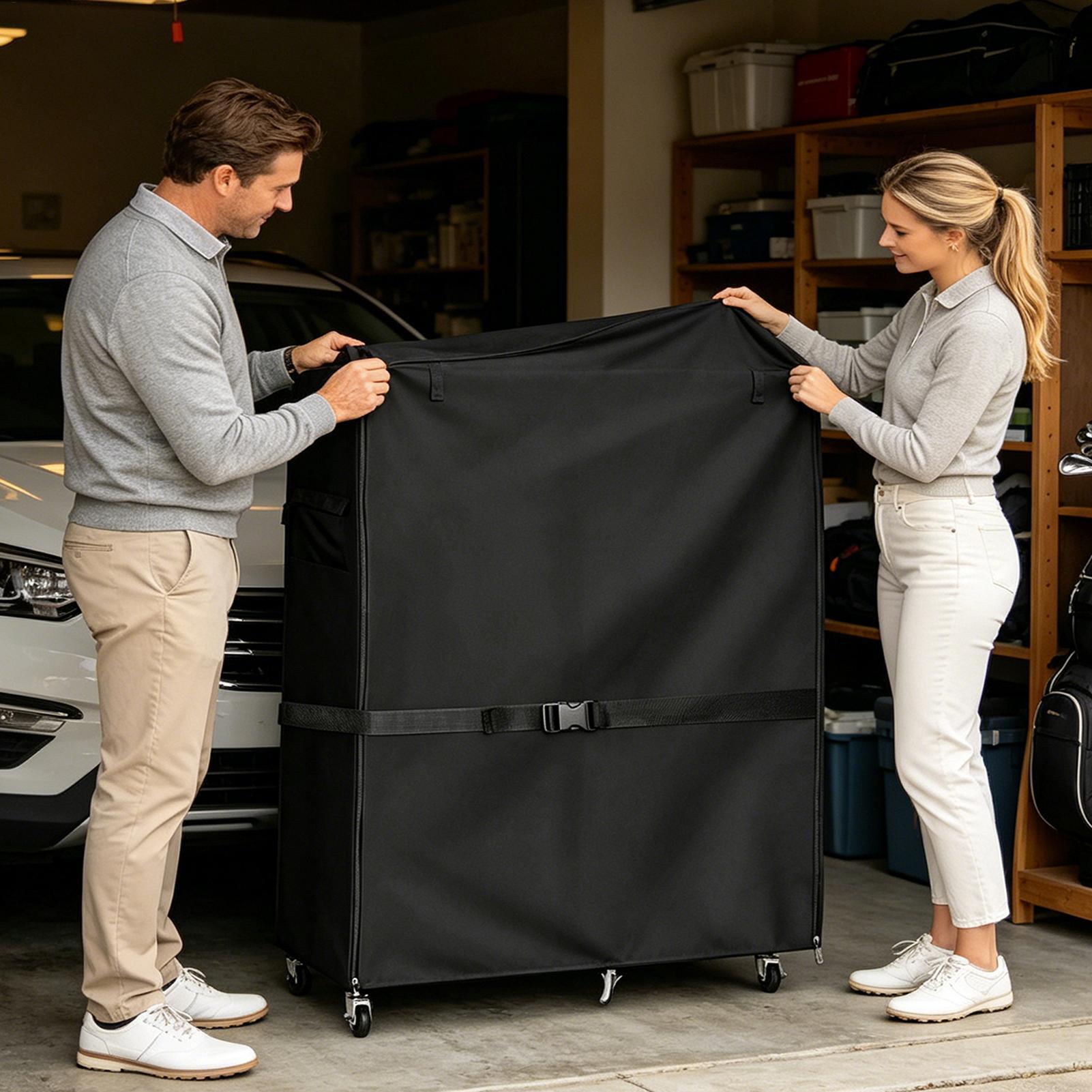 ゴルフバッグスタンドカバー オックスフォードガレージオーガナ - Golf Equipment Garage Storage のレビューと価格