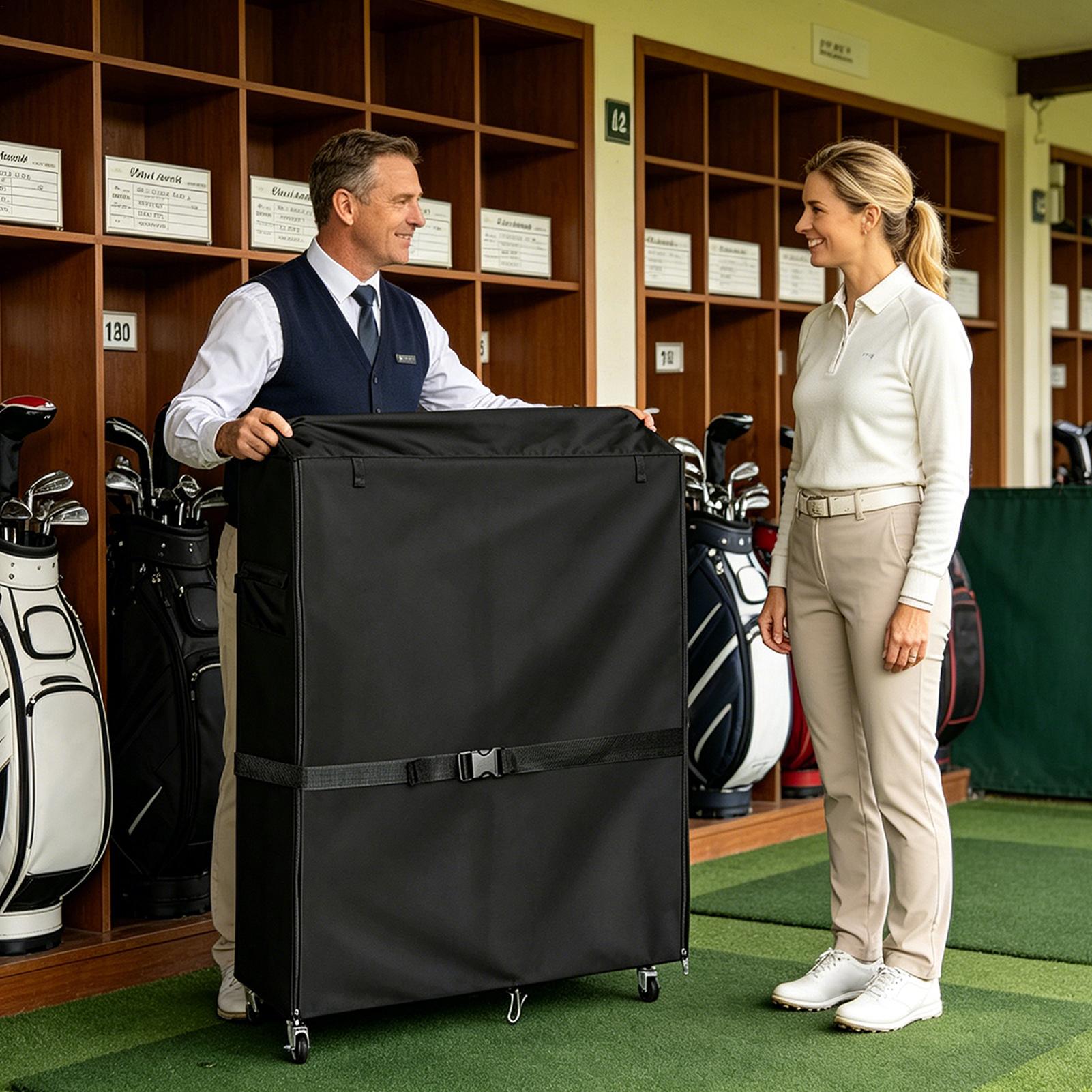 ゴルフバッグスタンドカバー オックスフォードガレージオーガナ - Golf Equipment Garage Storage のレビューと価格