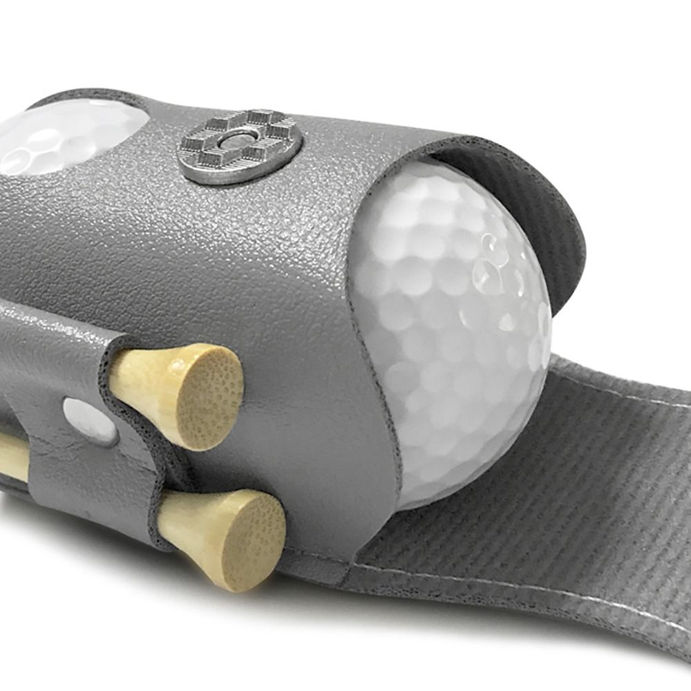 アウトドアスポーツポーチダブルボールコンテナPUレザー収納ゴ - Golf Ball Premium のレビューと価格